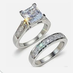 NWT CZ wedding set